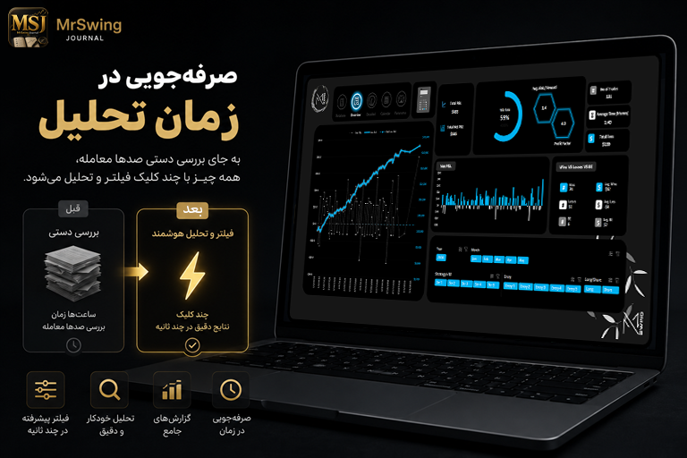صرفه جویی در زمان بررسی ژورنال معاملاتی
